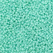 Miyuki seed beads 15/0 - Duracoat opaque sea opal green 15-4475